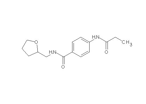 4-(propionylamino)-N-(tetrahydro-2-furanylmethyl)benzamide - Click Image to Close