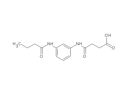 4-{[3-(butyrylamino)phenyl]amino}-4-oxobutanoic acid - Click Image to Close