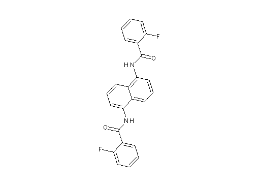 N,N'-1,5-naphthalenediylbis(2-fluorobenzamide) - Click Image to Close