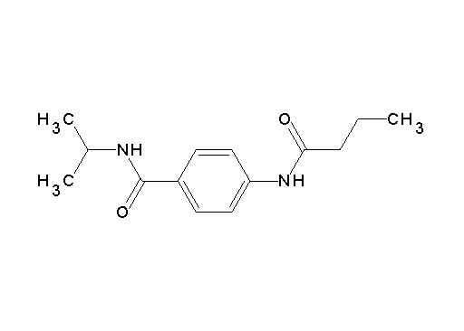 4-(butyrylamino)-N-isopropylbenzamide - Click Image to Close