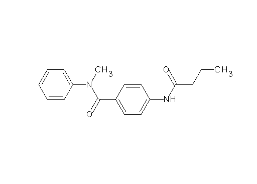 4-(butyrylamino)-N-methyl-N-phenylbenzamide - Click Image to Close
