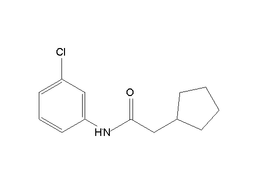 N-(3-chlorophenyl)-2-cyclopentylacetamide - Click Image to Close