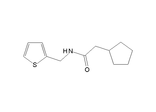 2-cyclopentyl-N-(2-thienylmethyl)acetamide - Click Image to Close