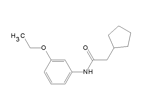 2-cyclopentyl-N-(3-ethoxyphenyl)acetamide - Click Image to Close