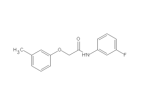 N-(3-fluorophenyl)-2-(3-methylphenoxy)acetamide - Click Image to Close