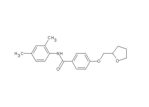 N-(2,4-dimethylphenyl)-4-(tetrahydro-2-furanylmethoxy)benzamide - Click Image to Close
