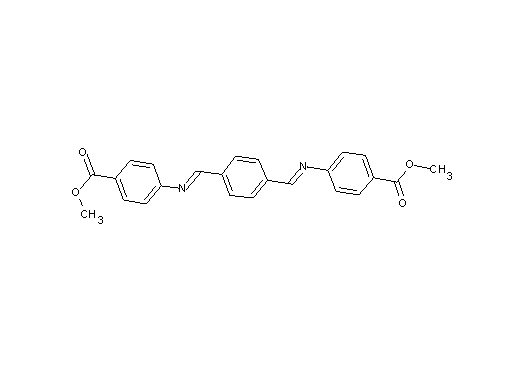 dimethyl 4,4'-[1,4-phenylenebis(methylylidenenitrilo)]dibenzoate