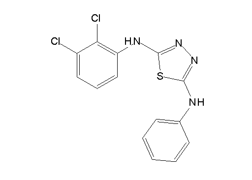 N-(2,3-dichlorophenyl)-N'-phenyl-1,3,4-thiadiazole-2,5-diamine - Click Image to Close