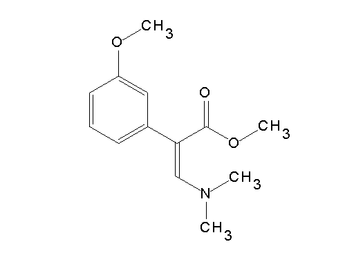 methyl 3-(dimethylamino)-2-(3-methoxyphenyl)acrylate - Click Image to Close