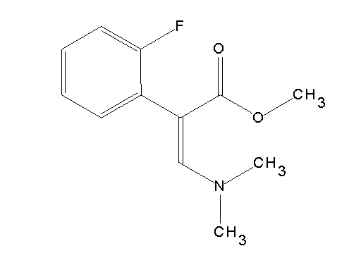 methyl 3-(dimethylamino)-2-(2-fluorophenyl)acrylate