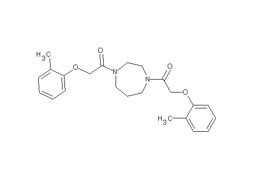 1,4-bis[(2-methylphenoxy)acetyl]-1,4-diazepane - Click Image to Close