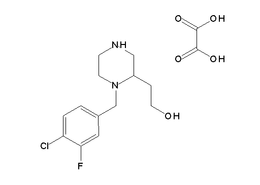 2-[1-(4-chloro-3-fluorobenzyl)-2-piperazinyl]ethanol ethanedioate (salt) - Click Image to Close