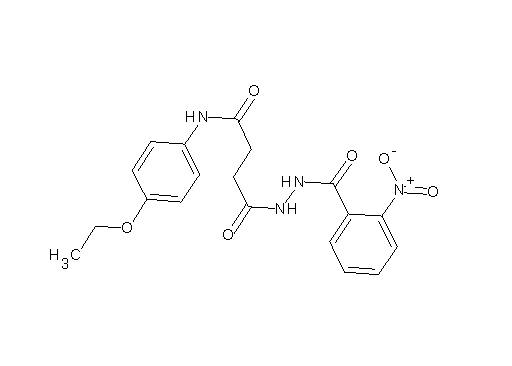 N-(4-ethoxyphenyl)-4-[2-(2-nitrobenzoyl)hydrazino]-4-oxobutanamide