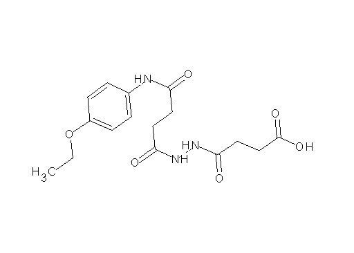 4-(2-{4-[(4-ethoxyphenyl)amino]-4-oxobutanoyl}hydrazino)-4-oxobutanoic acid - Click Image to Close