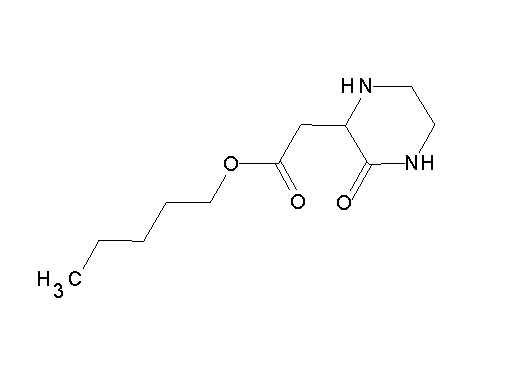 pentyl (3-oxo-2-piperazinyl)acetate