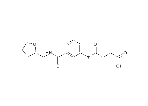 4-oxo-4-[(3-{[(tetrahydro-2-furanylmethyl)amino]carbonyl}phenyl)amino]butanoic acid