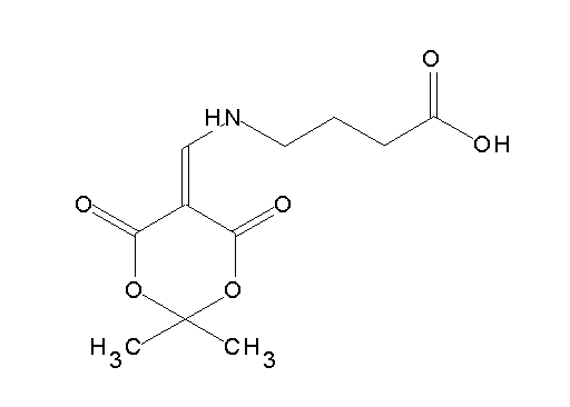 4-{[(2,2-dimethyl-4,6-dioxo-1,3-dioxan-5-ylidene)methyl]amino}butanoic acid