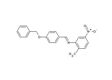 N-[4-(benzyloxy)benzylidene]-2-methyl-5-nitroaniline