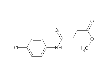 methyl 4-[(4-chlorophenyl)amino]-4-oxobutanoate