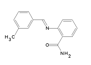 2-[(3-methylbenzylidene)amino]benzamide