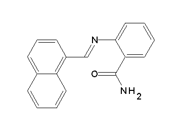 2-[(1-naphthylmethylene)amino]benzamide