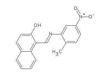 1-{[(2-methyl-5-nitrophenyl)imino]methyl}-2-naphthol