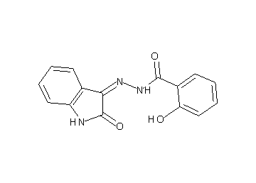 2-hydroxy-N'-(2-oxo-1,2-dihydro-3H-indol-3-ylidene)benzohydrazide