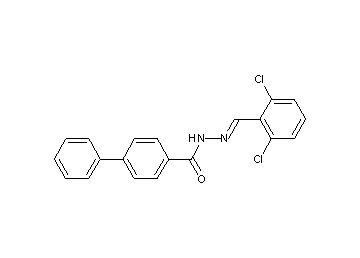 N'-(2,6-dichlorobenzylidene)-4-biphenylcarbohydrazide