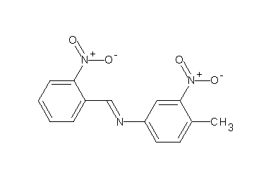 (4-methyl-3-nitrophenyl)(2-nitrobenzylidene)amine