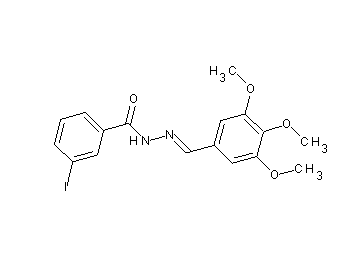 3-iodo-N'-(3,4,5-trimethoxybenzylidene)benzohydrazide