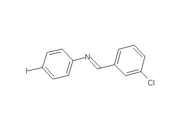 N-(3-chlorobenzylidene)-4-iodoaniline