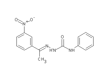 1-(3-nitrophenyl)ethanone N-phenylsemicarbazone