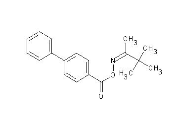 3,3-dimethyl-2-butanone O-(4-biphenylylcarbonyl)oxime