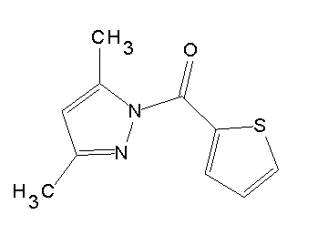 3,5-dimethyl-1-(2-thienylcarbonyl)-1H-pyrazole