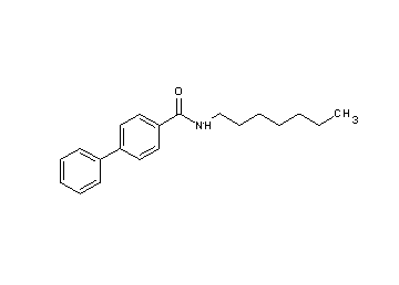 N-heptyl-4-biphenylcarboxamide