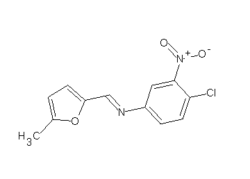 (4-chloro-3-nitrophenyl)[(5-methyl-2-furyl)methylene]amine