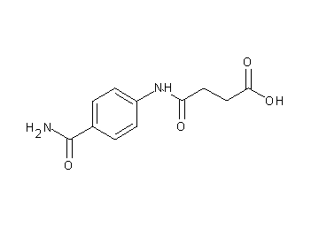 4-{[4-(aminocarbonyl)phenyl]amino}-4-oxobutanoic acid