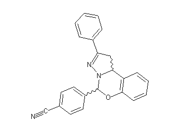 4-(2-phenyl-1,10b-dihydropyrazolo[1,5-c][1,3]benzoxazin-5-yl)benzonitrile