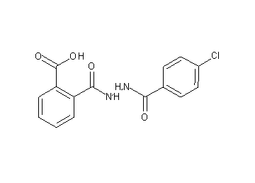 2-{[2-(4-chlorobenzoyl)hydrazino]carbonyl}benzoic acid