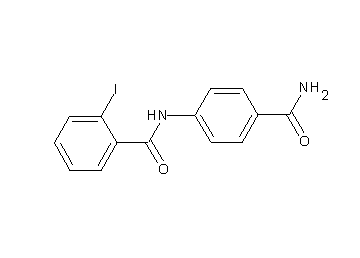 N-[4-(aminocarbonyl)phenyl]-2-iodobenzamide