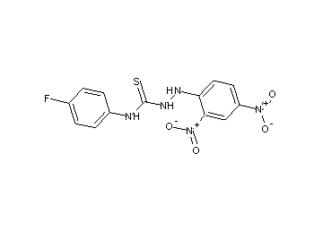 2-(2,4-dinitrophenyl)-N-(4-fluorophenyl)hydrazinecarbothioamide