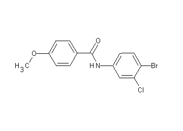 N-(4-bromo-3-chlorophenyl)-4-methoxybenzamide