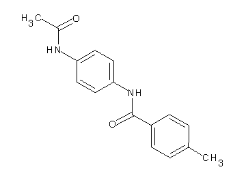 N-[4-(acetylamino)phenyl]-4-methylbenzamide