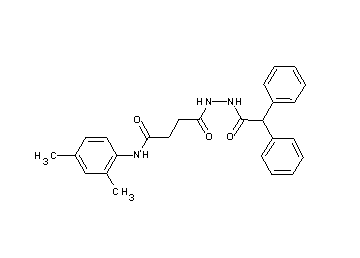 N-(2,4-dimethylphenyl)-4-[2-(diphenylacetyl)hydrazino]-4-oxobutanamide