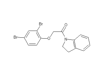 1-[(2,4-dibromophenoxy)acetyl]indoline