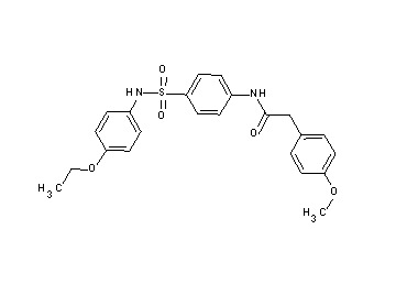 N-(4-{[(4-ethoxyphenyl)amino]sulfonyl}phenyl)-2-(4-methoxyphenyl)acetamide