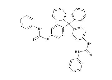 N,N''-[9H-fluorene-9,9-diylbis(4,1-phenylene)]bis[N'-phenyl(thiourea)]