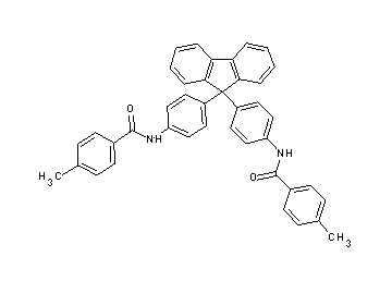 N,N'-[9H-fluorene-9,9-diylbis(4,1-phenylene)]bis(4-methylbenzamide)