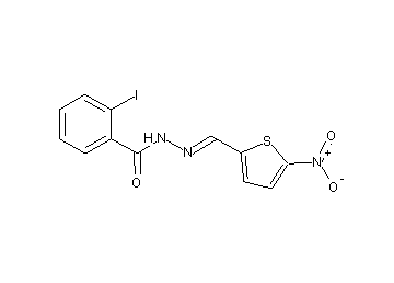 2-iodo-N'-[(5-nitro-2-thienyl)methylene]benzohydrazide