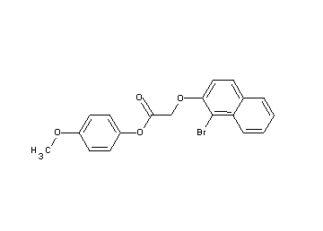 4-methoxyphenyl [(1-bromo-2-naphthyl)oxy]acetate